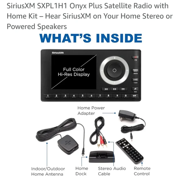 NWT SiriusXm Onyx Plus Satellite Radio Home Kit